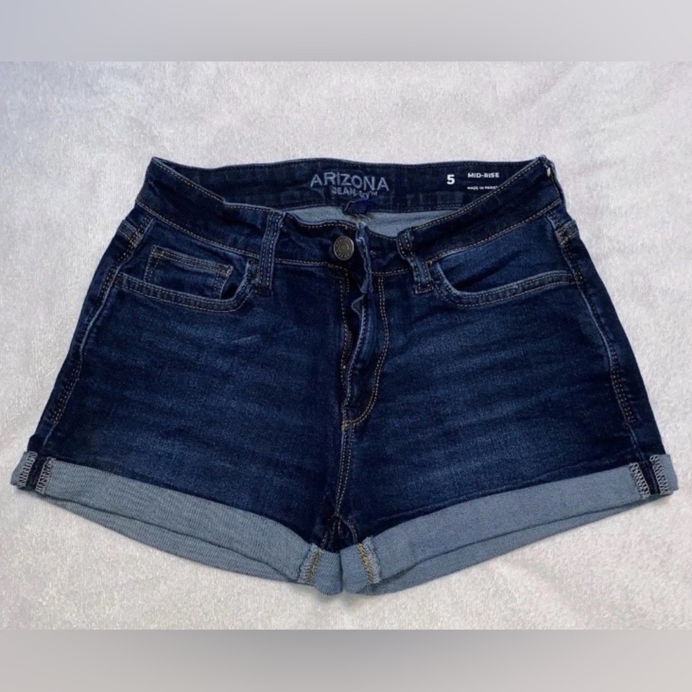 Arizona Jean Company Women's Deep Indigo Jean Shorts